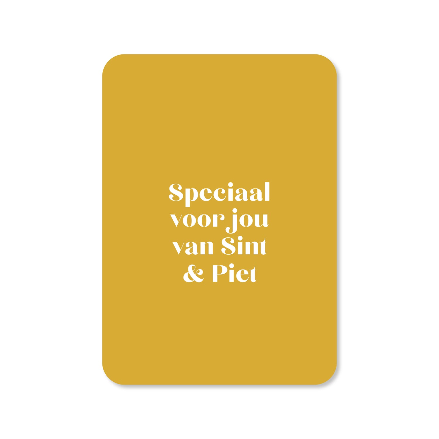 Kaart Speciaal voor jou van Sint &amp; Piet