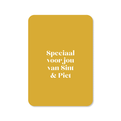 Kaart Speciaal voor jou van Sint &amp; Piet