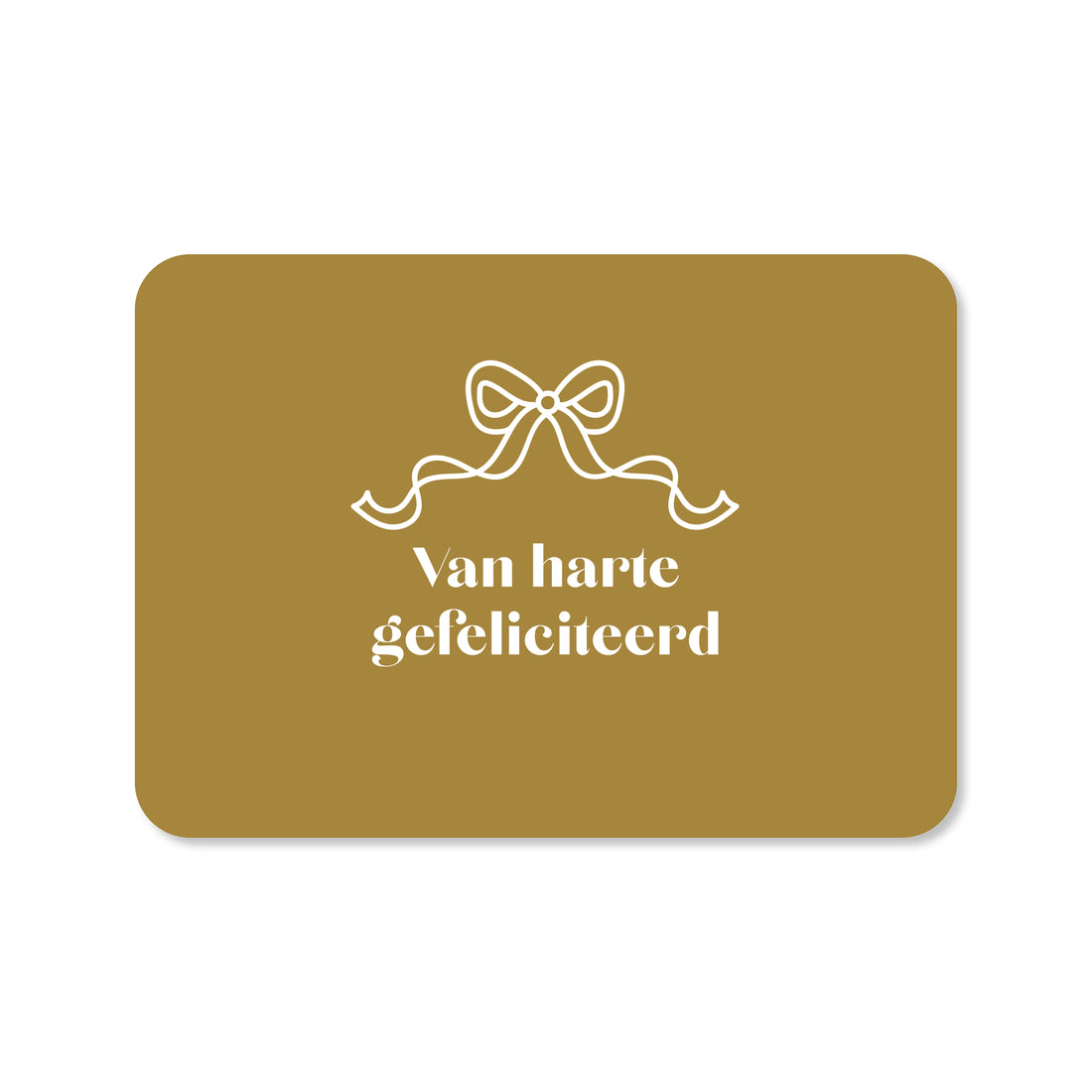 Kaart Van harte strik