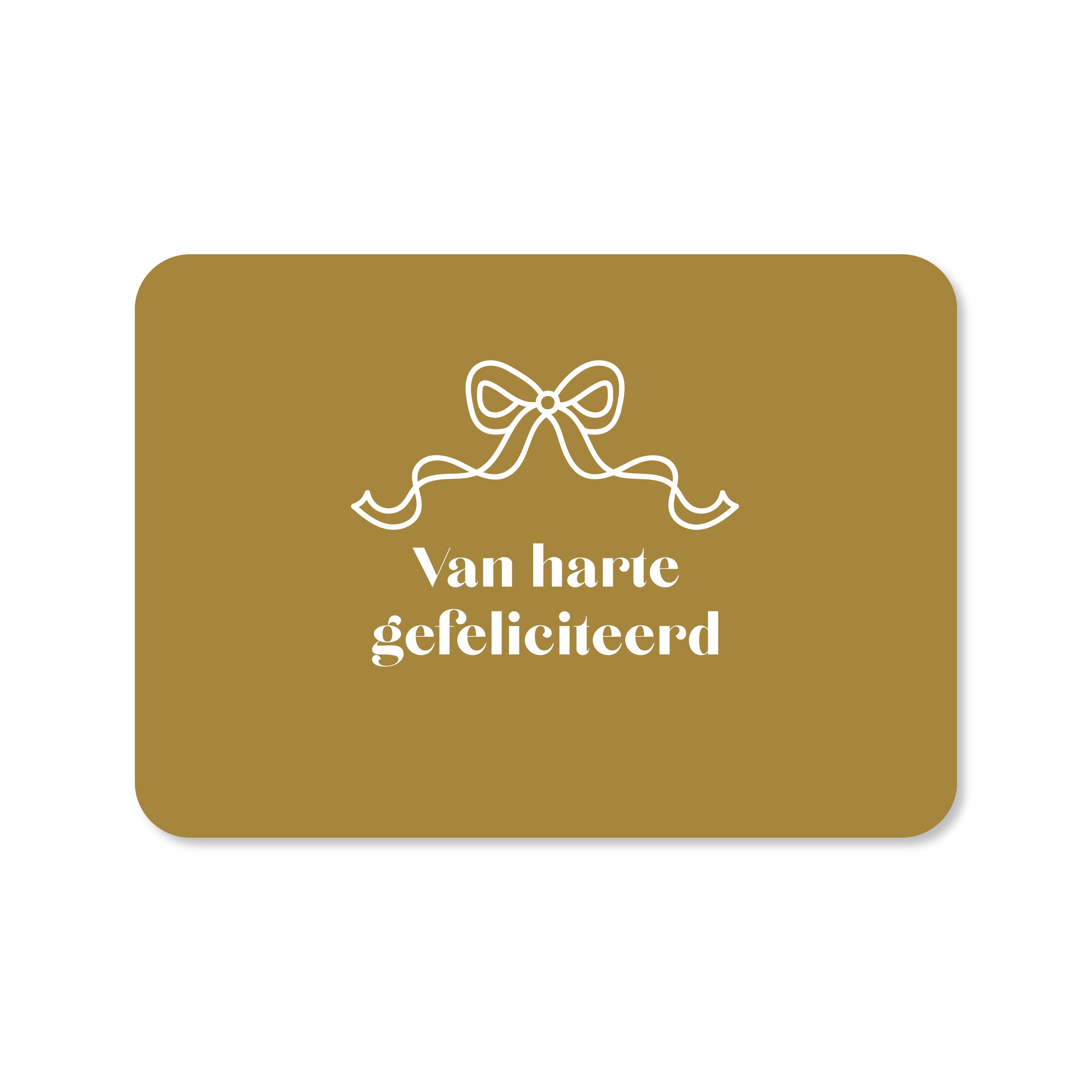 Kaart Van harte strik