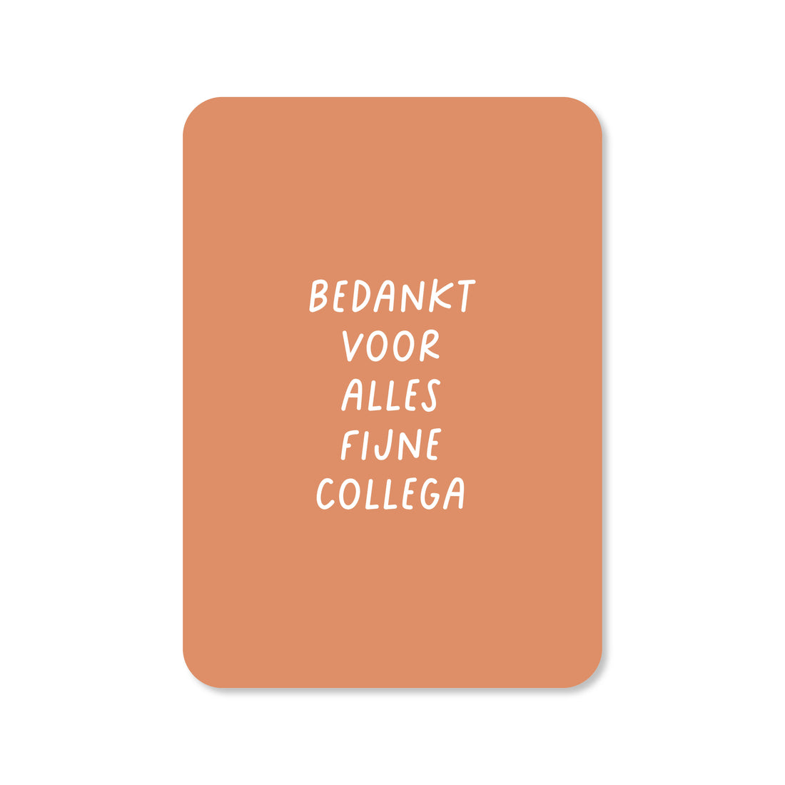 Wenskaart met de tekst &