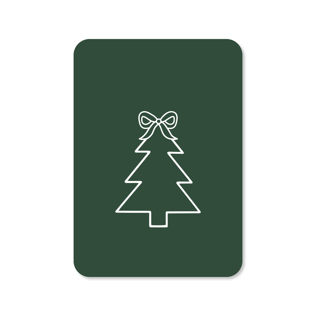 Kerstkaart Kerstboom