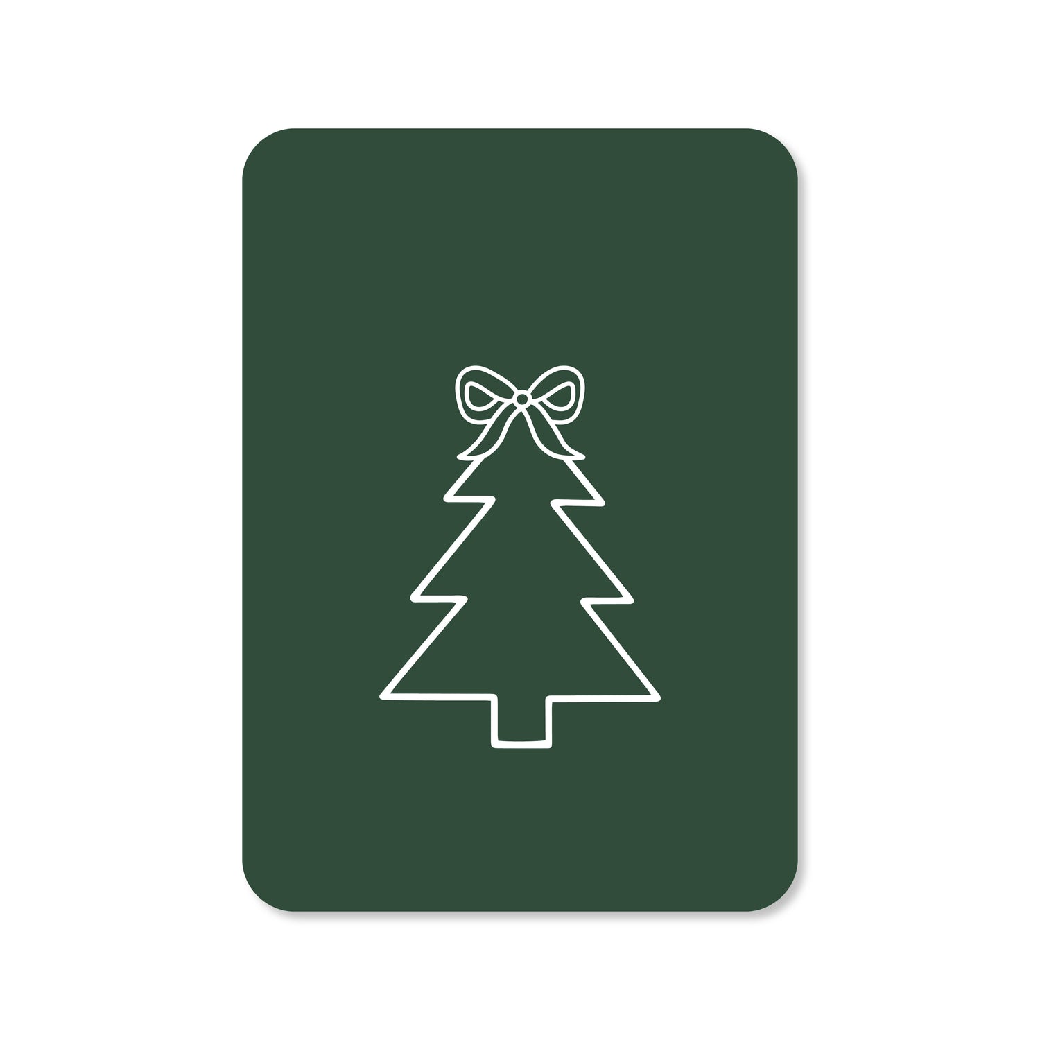 Kerstkaart Kerstboom