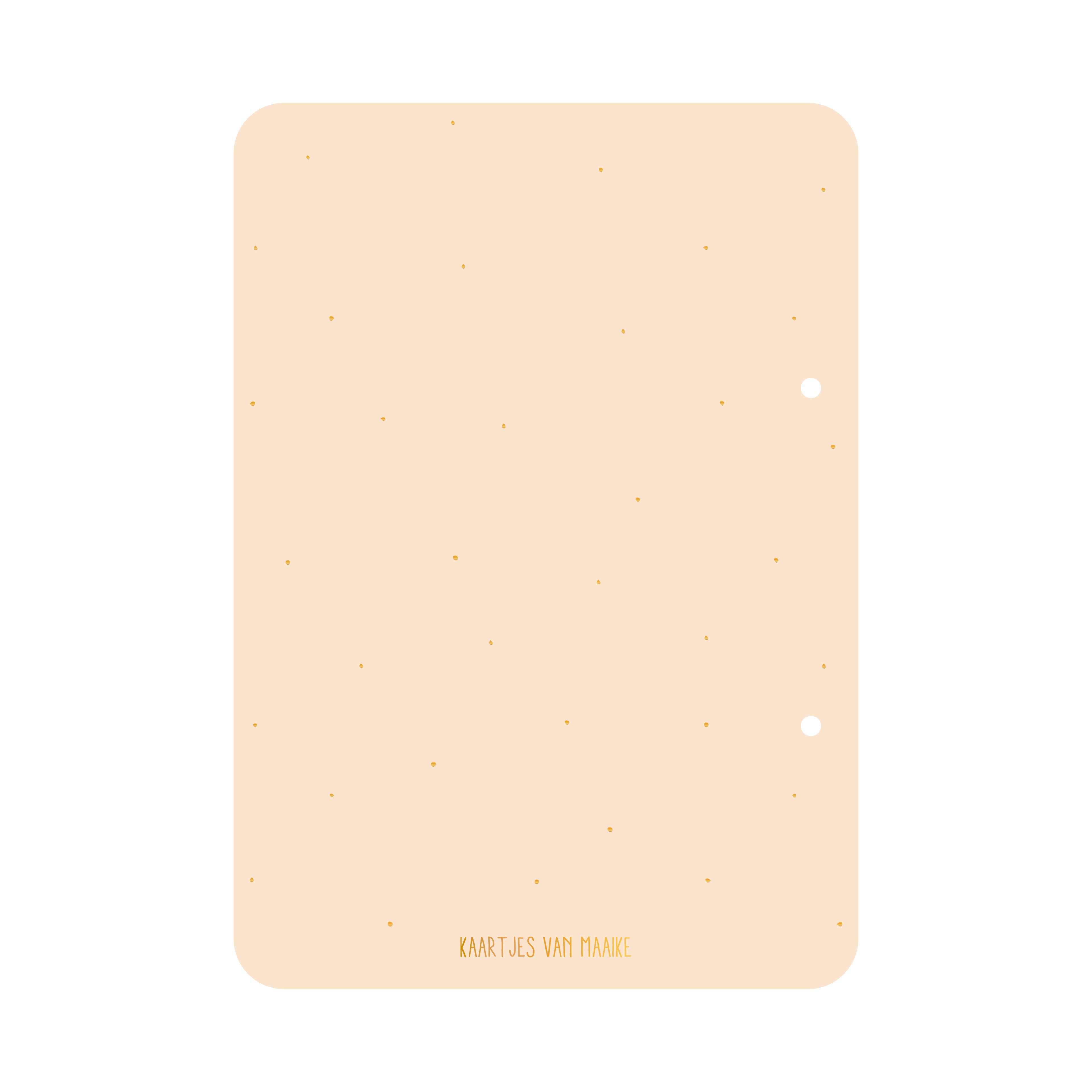 Bewaarbundel Mijn geboortekaarten - beige