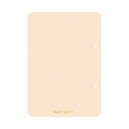Bewaarbundel Mijn geboortekaarten - beige