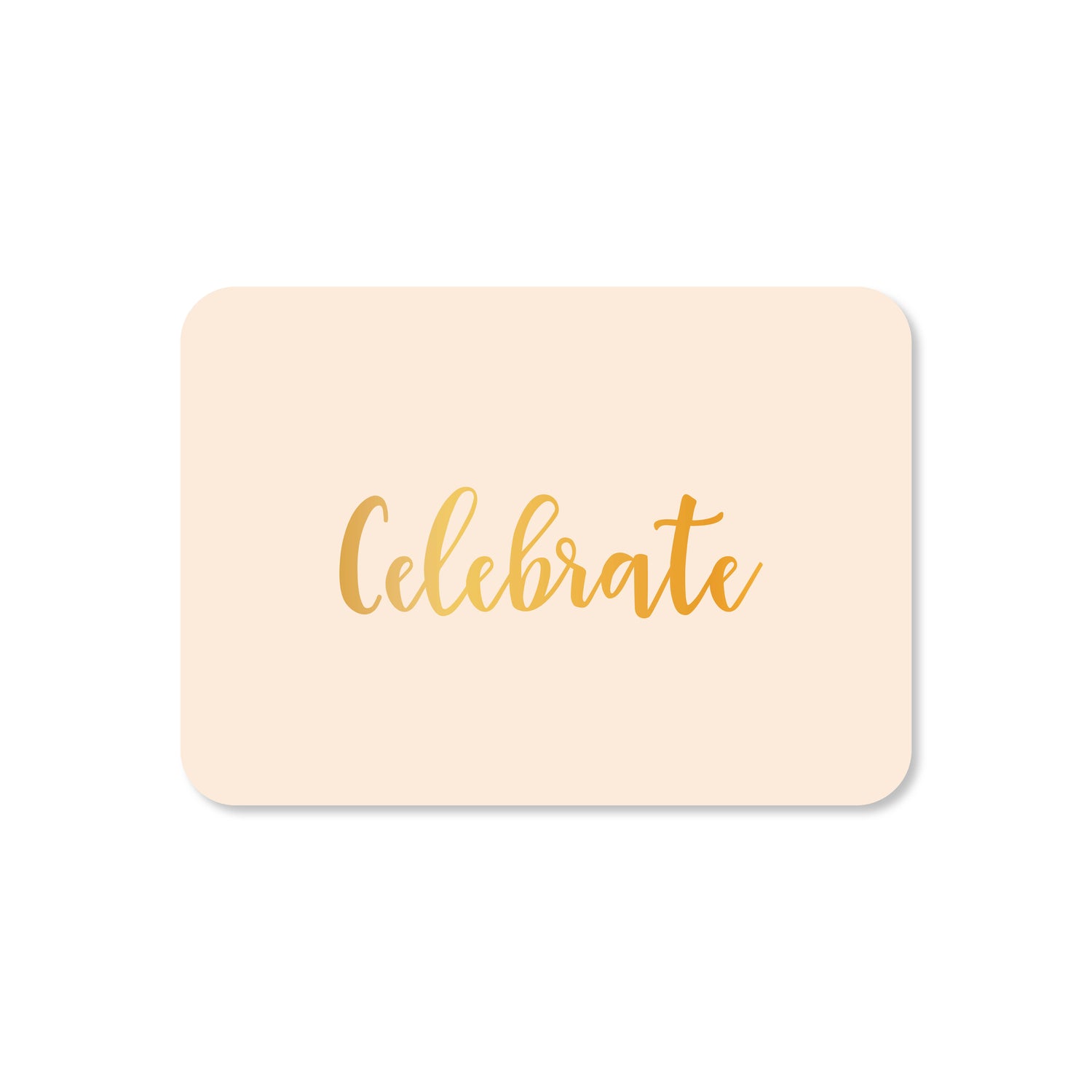 Minikaart Celebrate (met goudfolie)