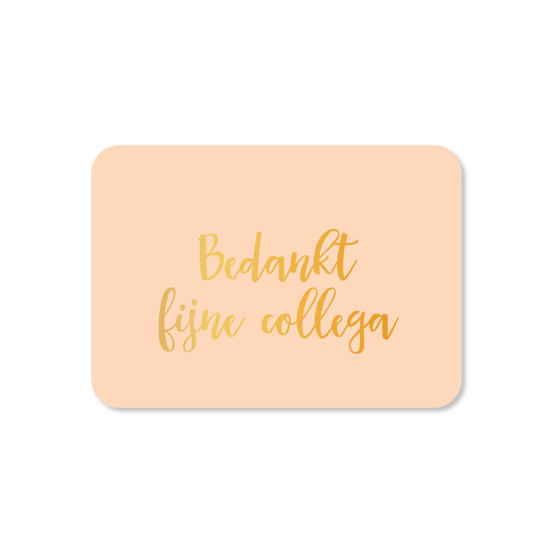 Minikaart in de kleur oranje met de tekst &