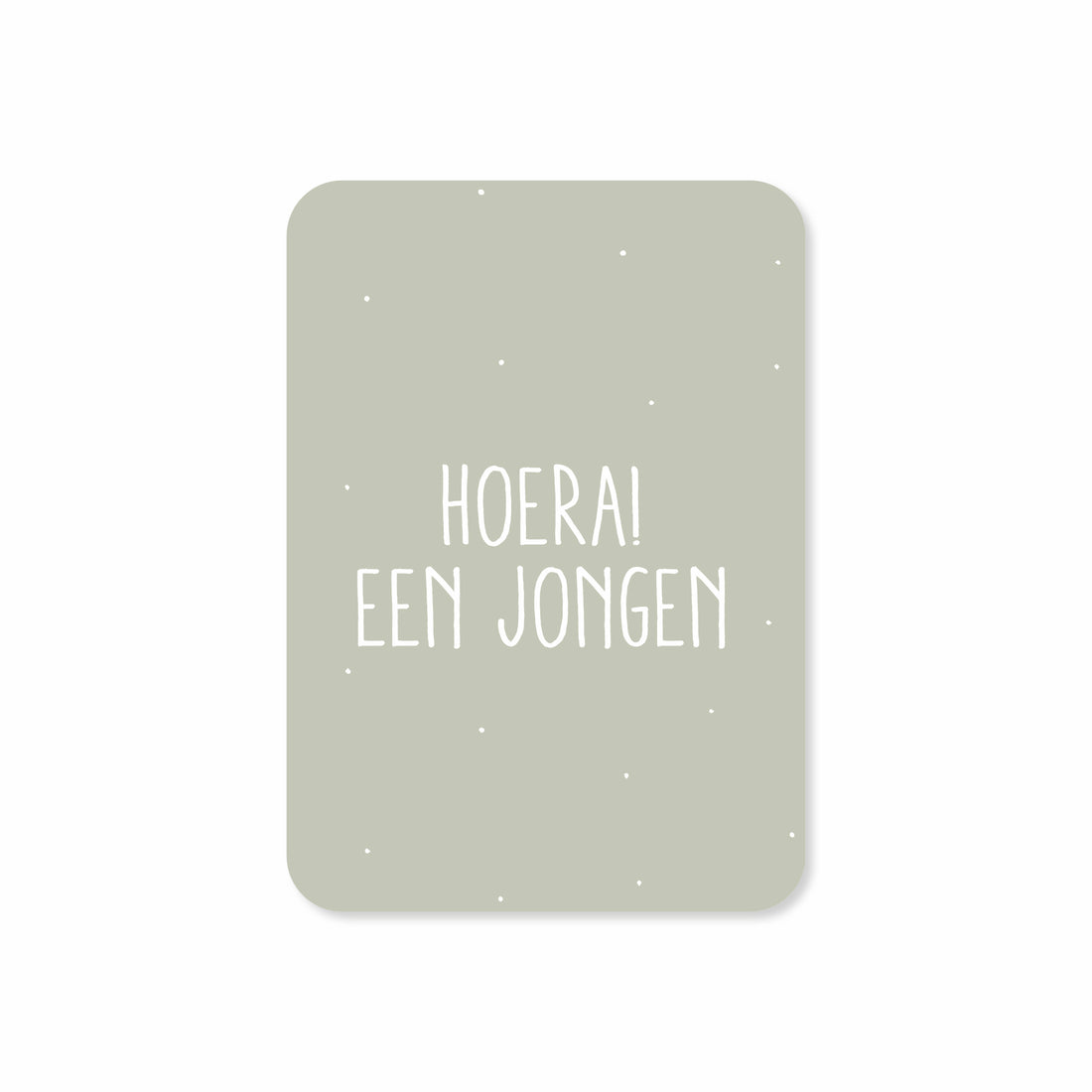 Minikaart in de kleur groen met de tekst &