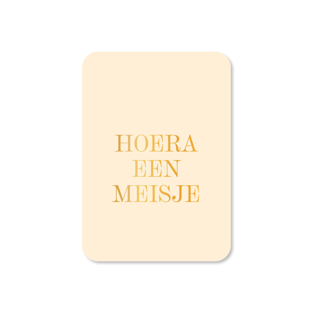 Minikaart in de kleur licht geel met de tekst &