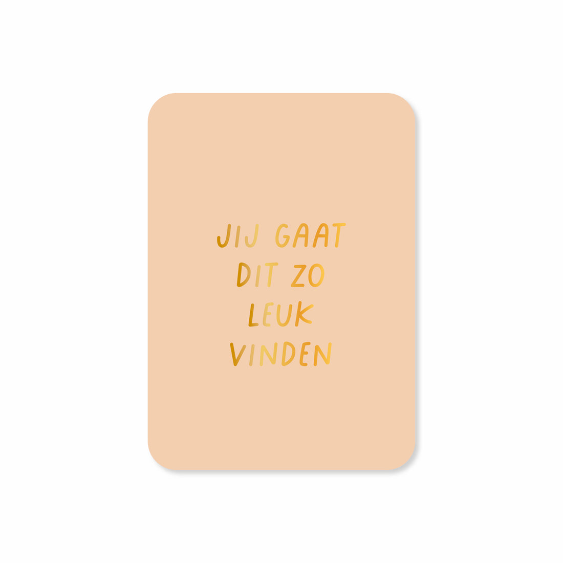 Minikaart in de kleur roze met de tekst &