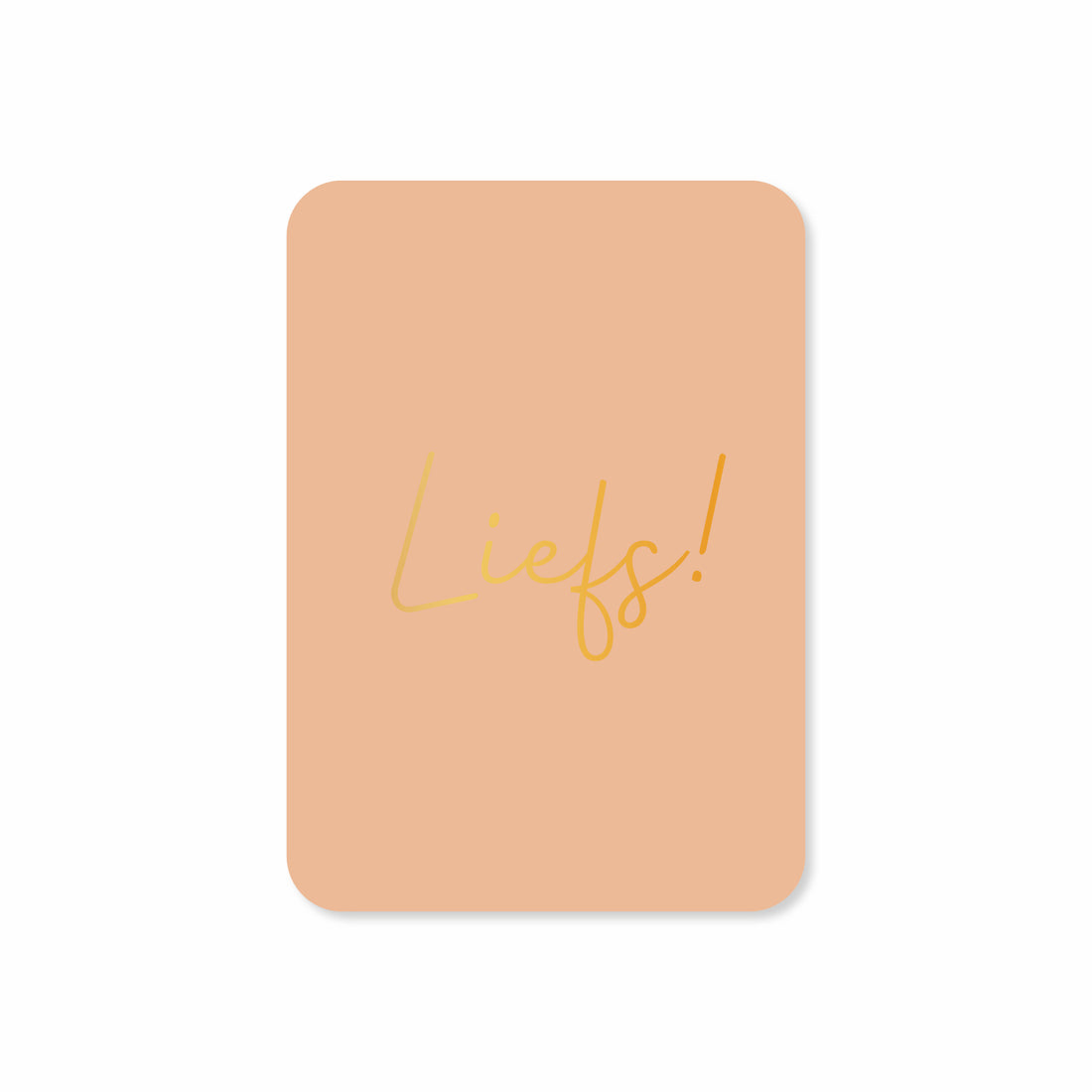 Minikaart in de kleur oranje met de tekst &