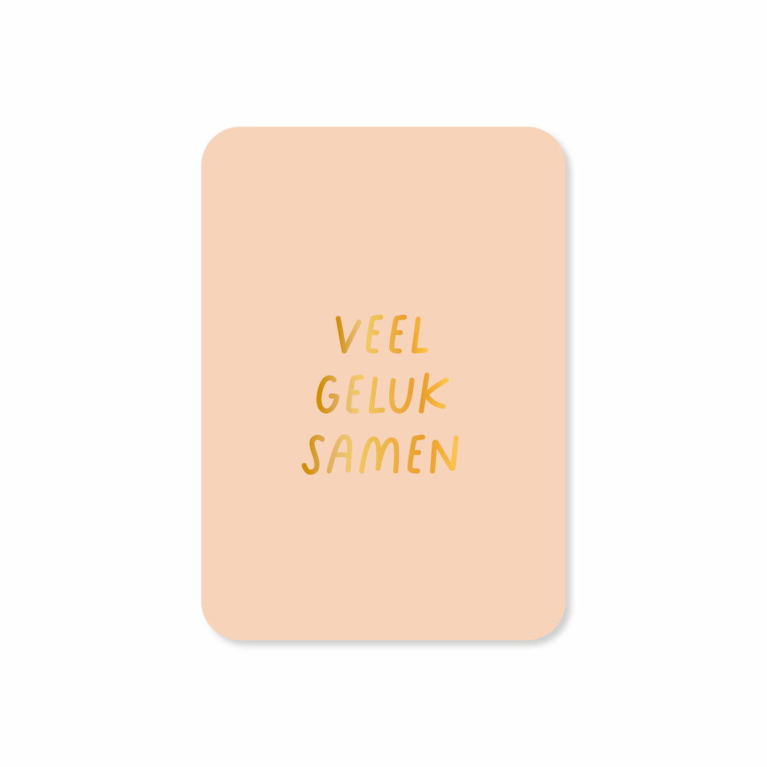 Minikaart in de kleur roze met de tekst &