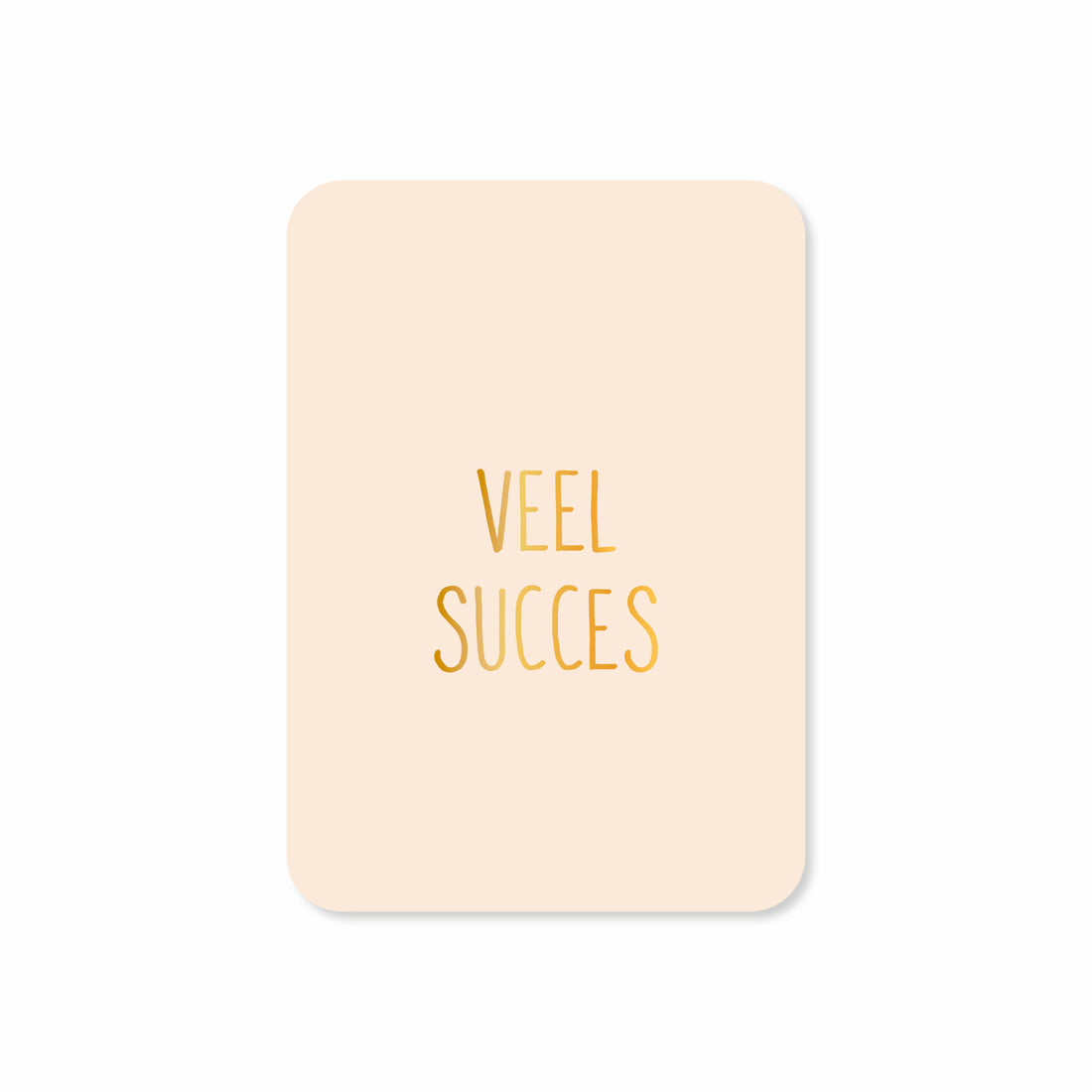 Minikaart in de kleur lichtroze met de tekst &