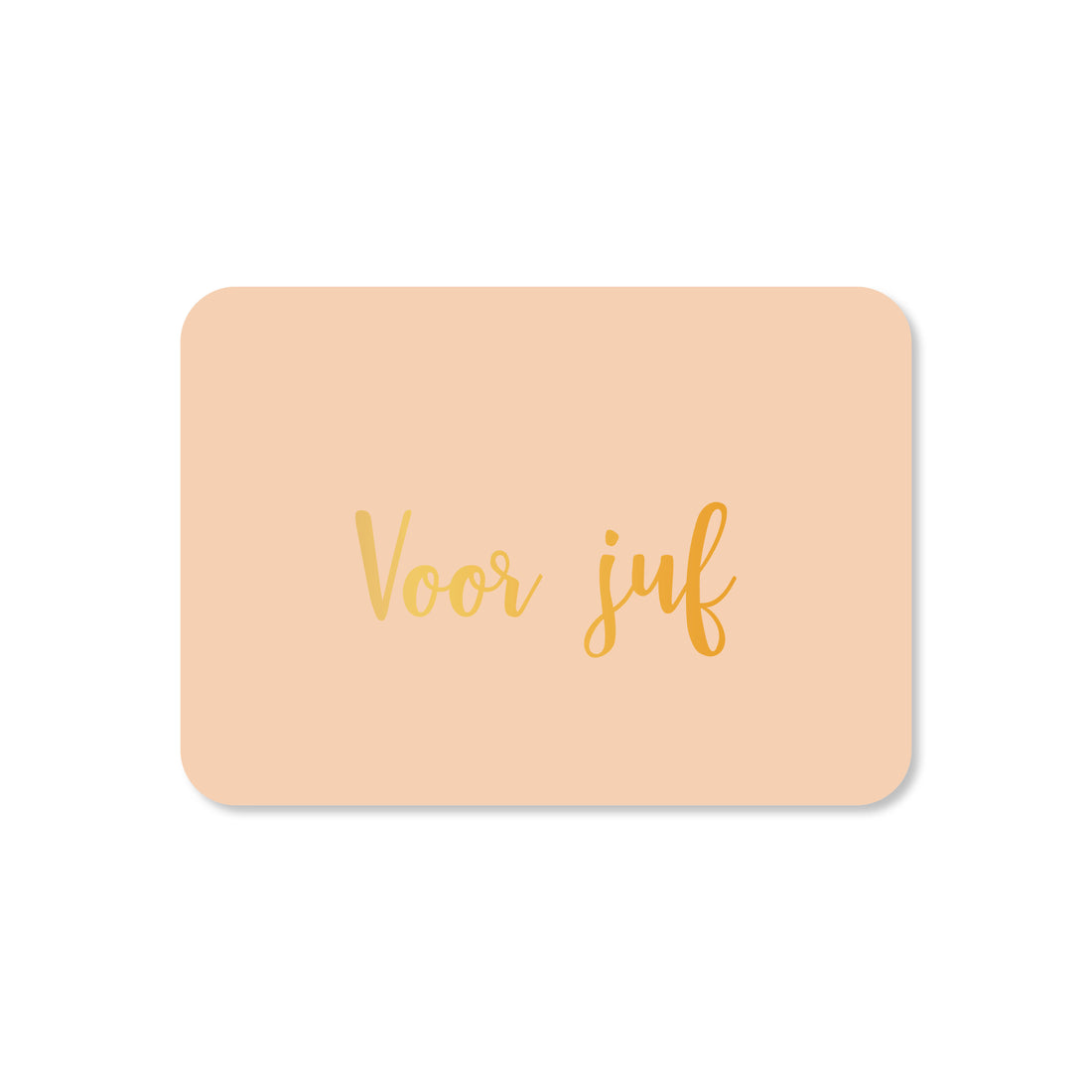 Minikaart in de kleur lichtroze met de tekst &
