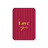 minikaart loveyou in de kleur roze