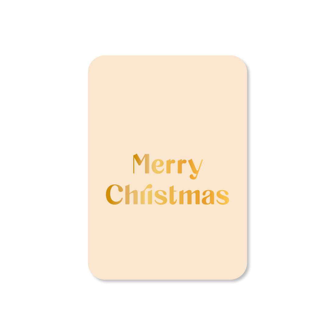 Minikaart in de kleur beige met de tekst &