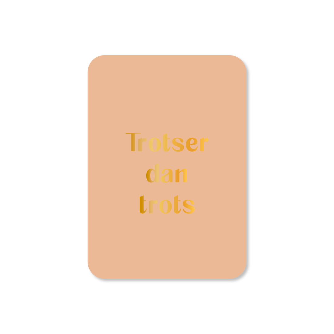 Minikaart in de kleur oranje met de tekst &