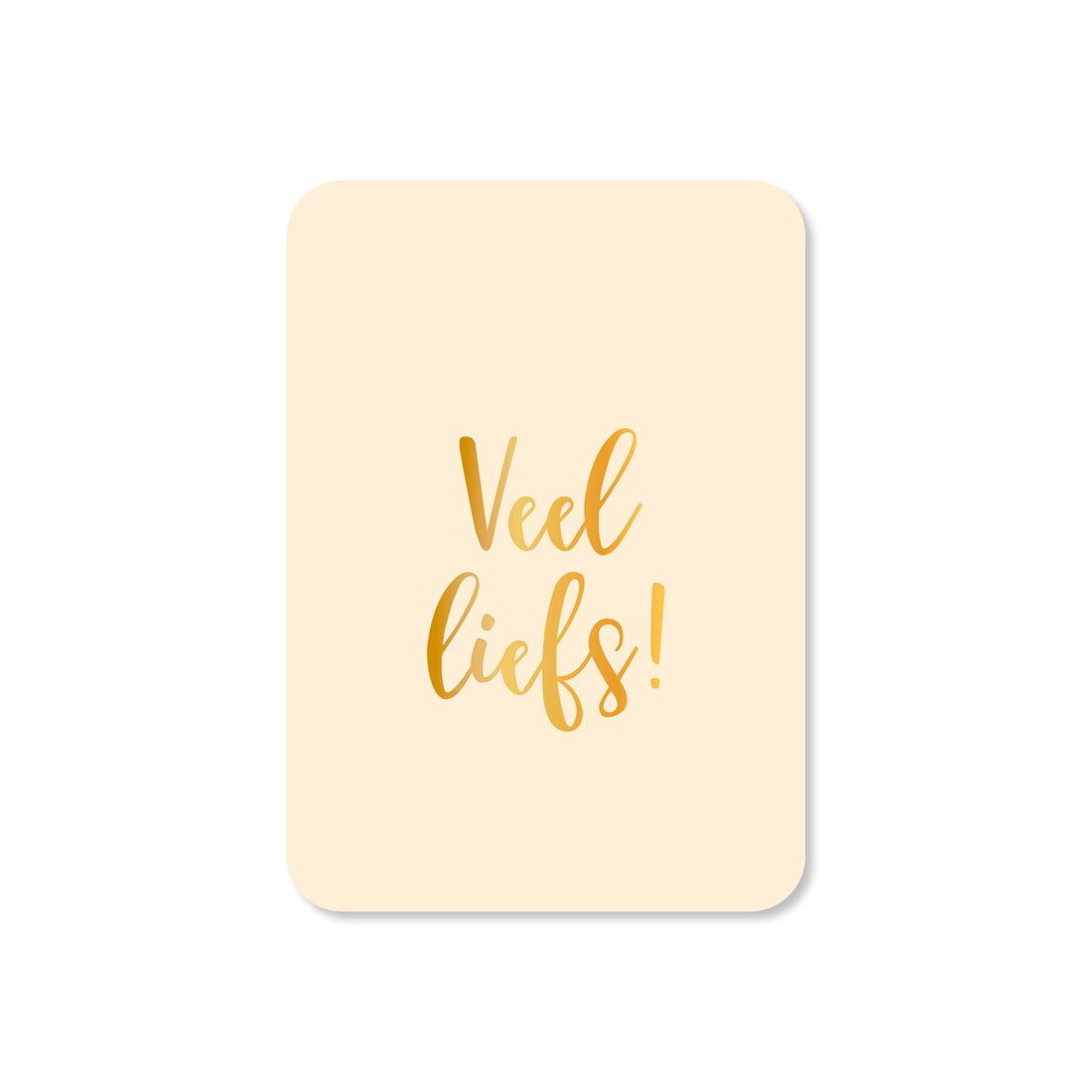 Minikaart in de kleur lichtgeel met de tekst &