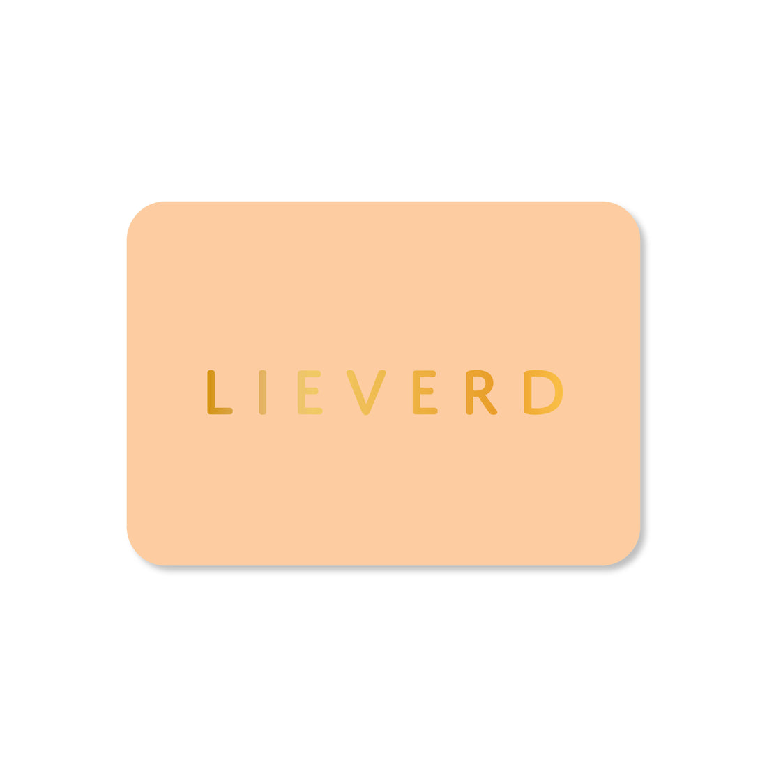 Minikaart in de kleur oranje met de tekst &