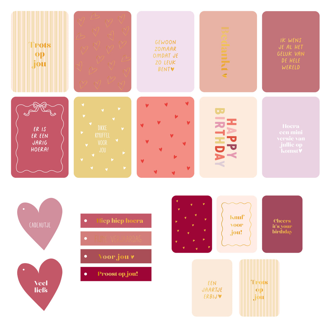 Set nieuwe collectie