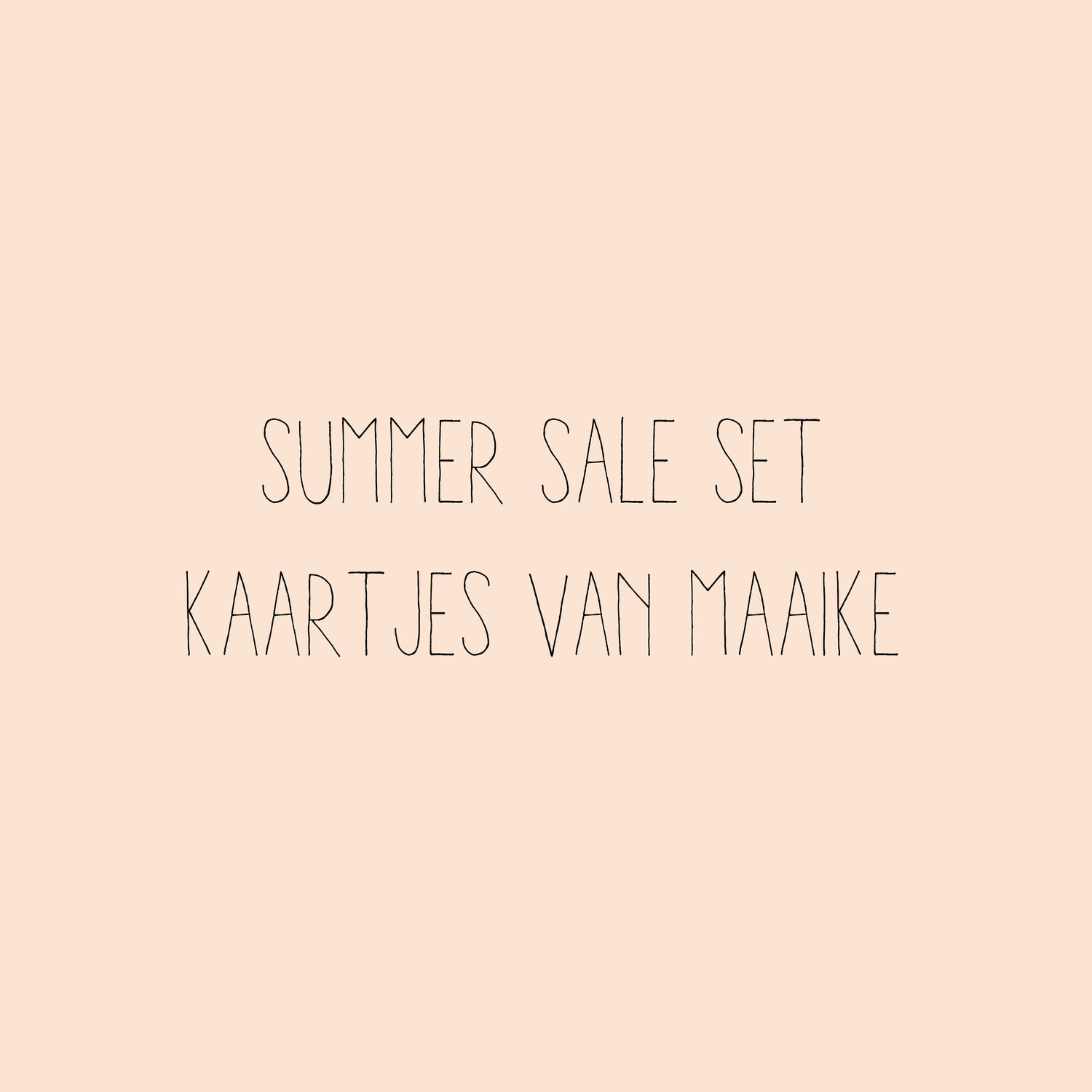 Sale set Kaartjes van Maaike