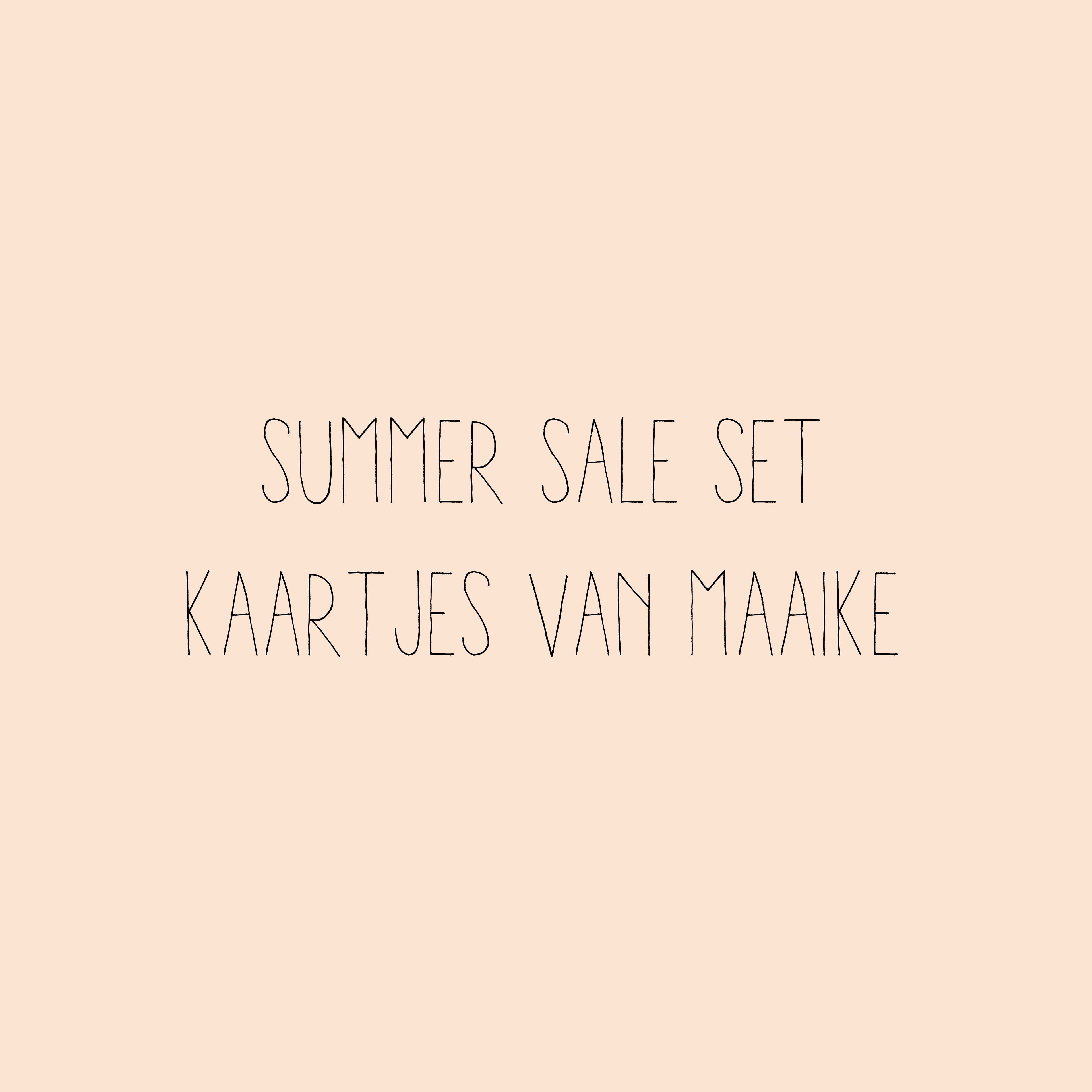 Sale set Kaartjes van Maaike