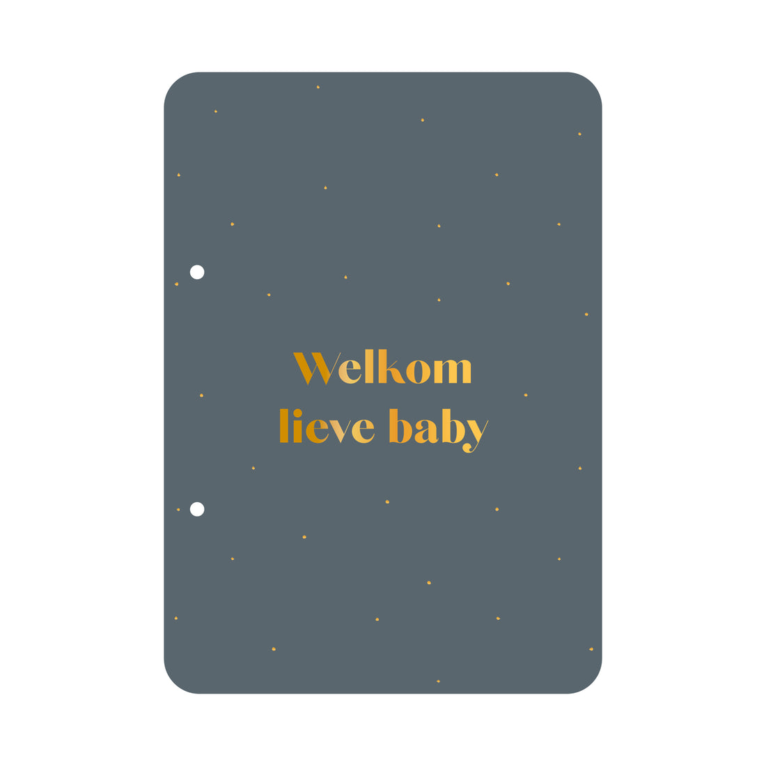 Bewaarbundel Welkom lieve baby - blauw
