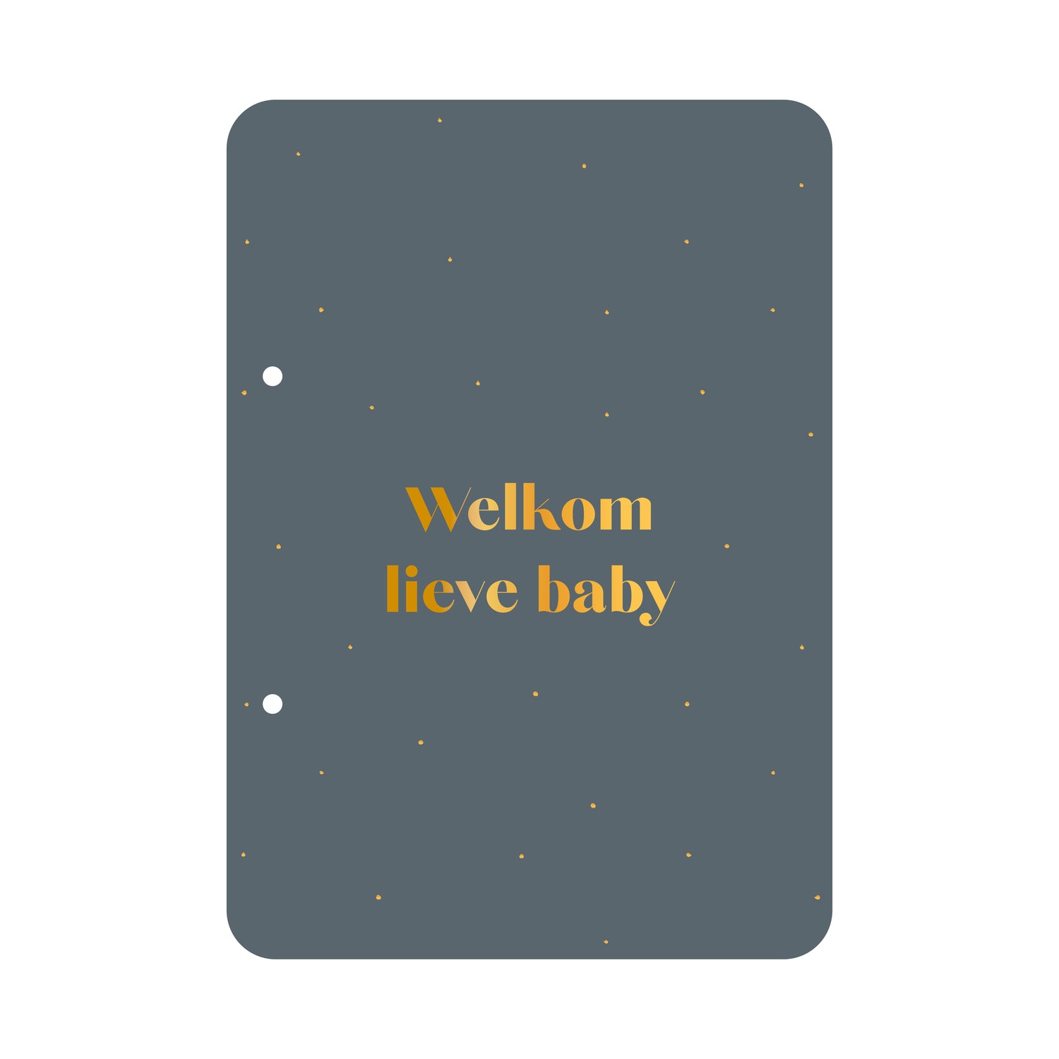 Bewaarbundel Welkom lieve baby - blauw
