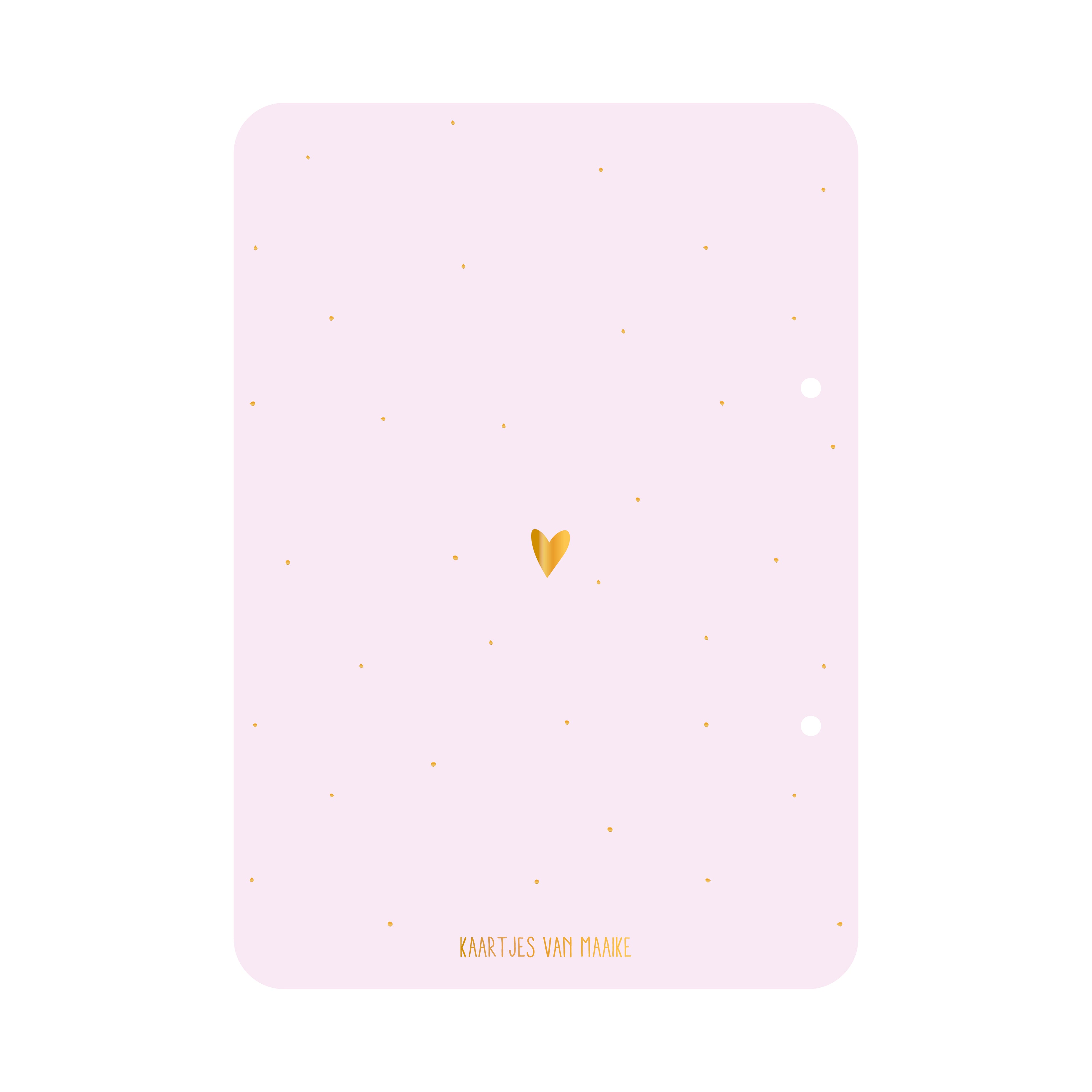 Bewaarbundel Welkom lieve baby - lila