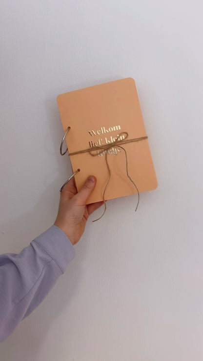 Bewaarbundel Welkom lief, klein kindje - oranje